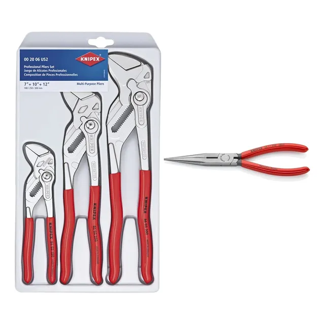 Knipex Tools Juego Pieza Herramienta Alicate Punta Larga