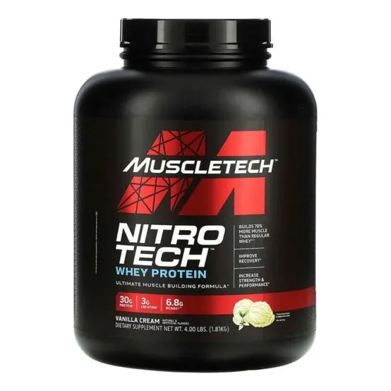 Nitrotech Whey Isolate Creatina 4lb Muscletech 100% Original