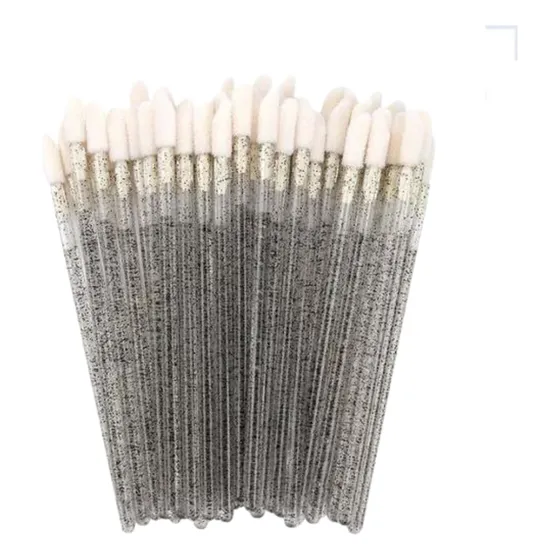 600 Aplicador Pincel Descartável Gloss Batom Limpeza Cílios