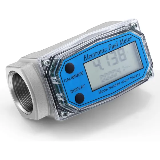 Medidor Flujo Flujometro Digital 1.5 Pulgadas Agua Combustib