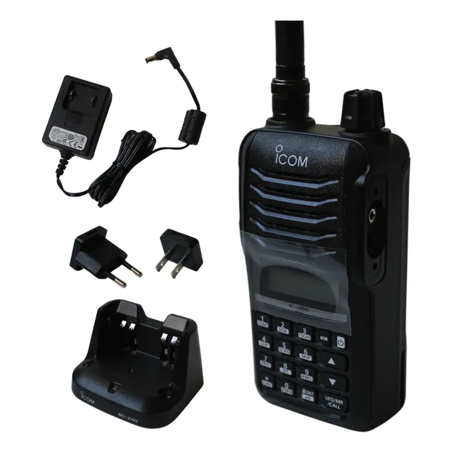 Rádio Icom Ic-v86 7w Lithium Vhf Portátil Profissional +capa