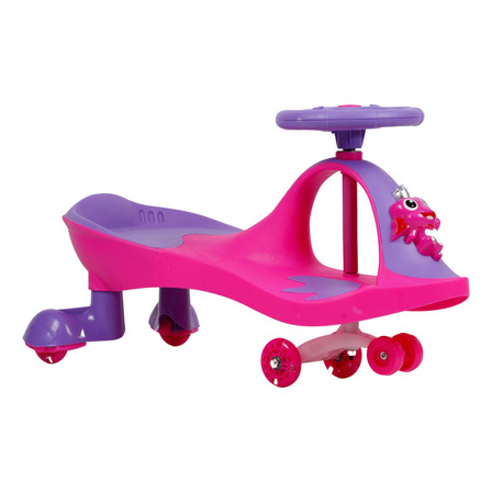 Carrinho Gira 360º Bh Sapinho Feliz, Rodinha De Led Cor Rosa E Lilás Carrinho Gira 360º Bh Sapinho Feliz, Rodinha De Led Cor Rosa E Lilás