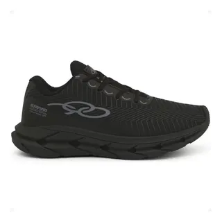 Tênis Masculino Olimp Caminhada Esportivo Super Queimão Ref 470 Pret