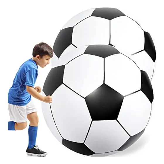 2 Pelotas De Fútbol Inflables Gigantes De 3 Pies,