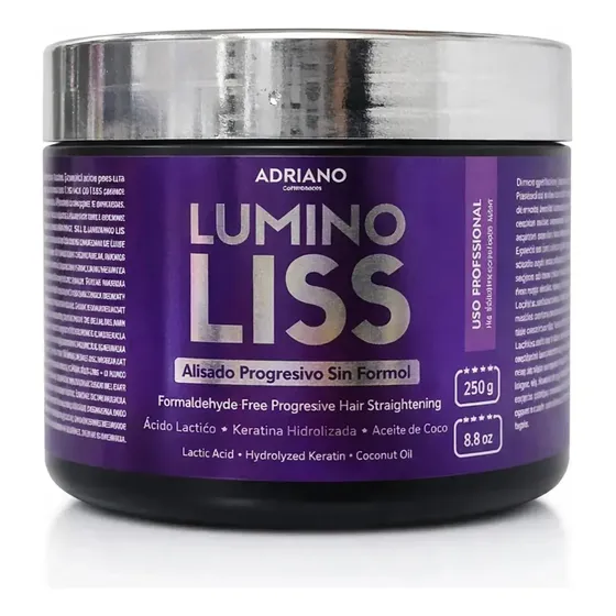 Alisado Progresivo Luminoliss 250g Sin Formol Original