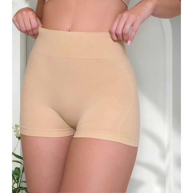 Short Segunda Pele Sem Costura Modeladora Calcinha Boxer Short Segunda Pele Sem Costura Modeladora Calcinha Boxer