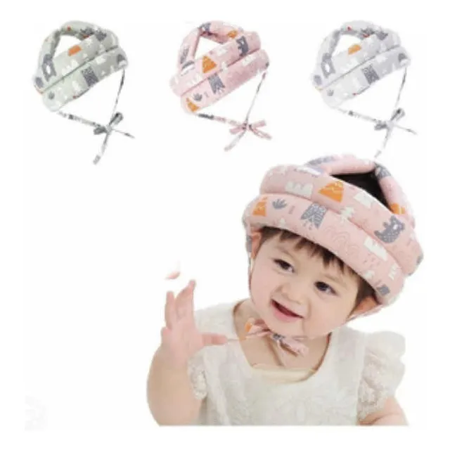 Casco De Protección Para Bebe, Gorro Anti Golpes Ajustable