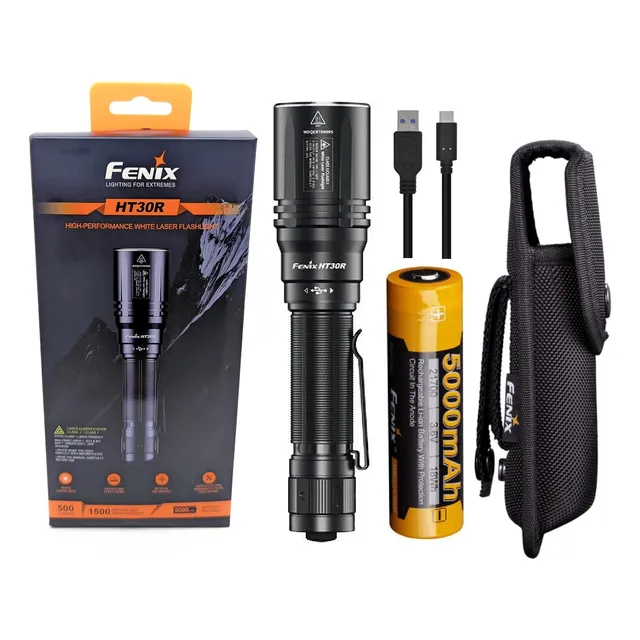 Linterna Laser Fenix Ht30r 500 Lumens 1500 Mts + Bateria