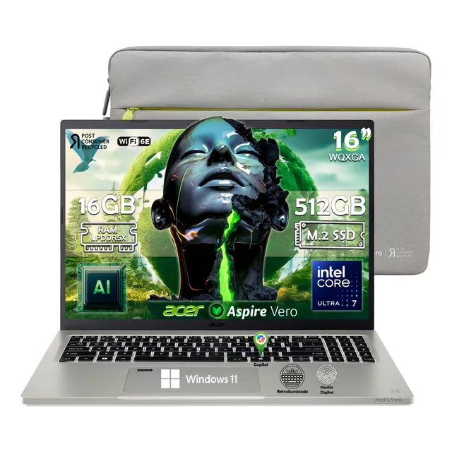 Laptop Acer Aspire Av16 Intel Ultra 7 155u 512gb 16gb Ram