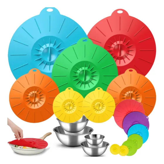 Tapa Prueba Fugas Ensaladera Tazón Mezclar Masa Tupperware