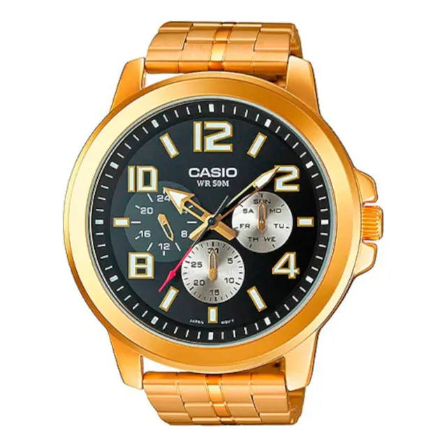 Reloj Casio Analogo Mtp-x300g-1avdf Para Hombre