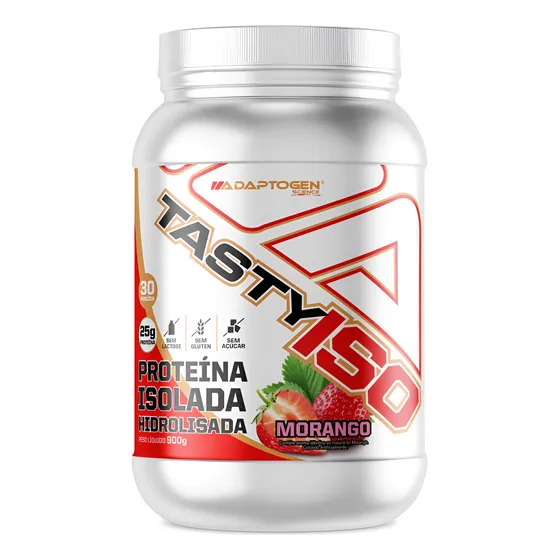 Tasty Iso Whey Isolado Whey Hidrolisado 900g Adaptogen