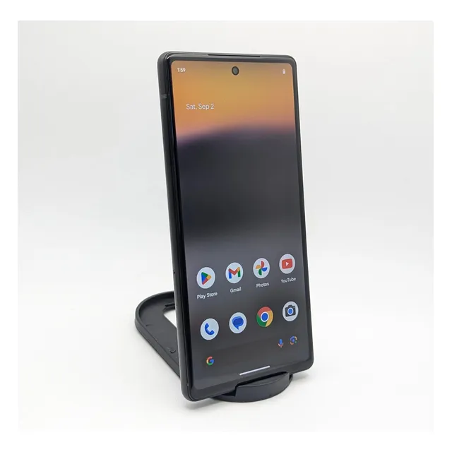 Google Pixel 6a 128 Gb 6gb Ram + Funda + Vidrio + Cargador Gris Oscuro