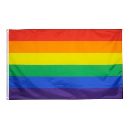 Bandera Lgbt Grande De Colores Con Forma De Arcoíris Para Desfile Gay, 150 X 90 Cm Bandera Lgbt Grande De Colores Con Forma De Arcoíris Para Desfile Gay, 150 X 90 Cm