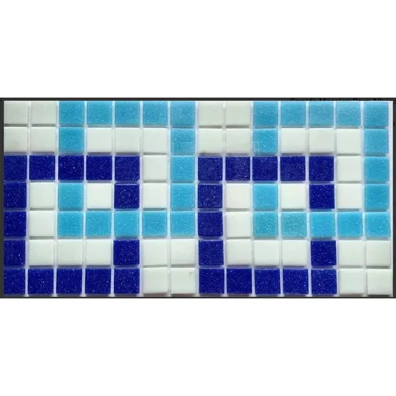 Cenefa Mosaico Para Alberca / Mod: Cadena 20 Mts