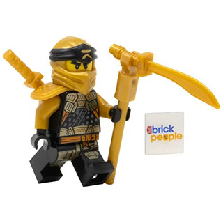 Minifigura Cristalizada De Lego Ninjago: Cole Con Doble W Do Minifigura Cristalizada De Lego Ninjago: Cole Con Doble W Do