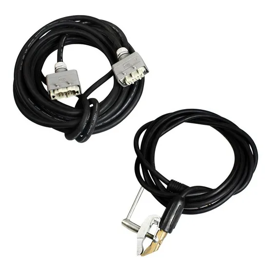 Conjunto De Cables Mig 400amp 2mt P/origo Feed 304n P4 Esab 