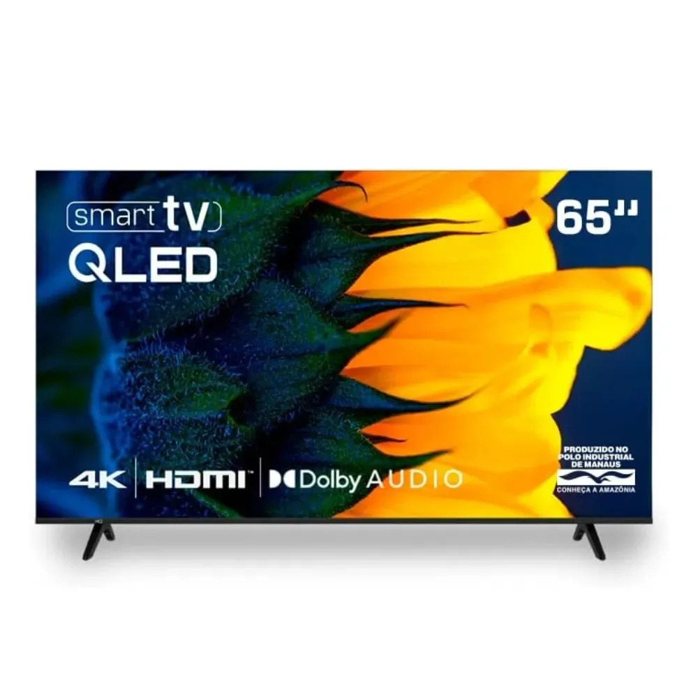 Smart TV HQ 65 Polegadas QLED 4K UHD Dolby Audio