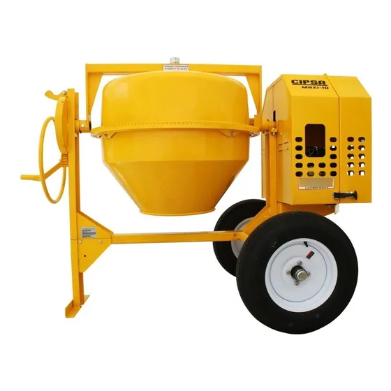 Revolvedora Para Concreto Cipsa Acero Maxi 10 Honda 9hp