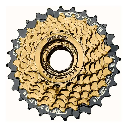 Catraca Roda Livre Sunrace 7v 14/34d Mega Range Rosca M2a