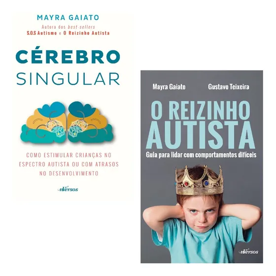 Kit De Livros Autismo 2 Vol: Cérebro Singular + O Reizinho Autista