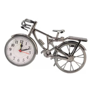 Relógio Despertador Mesa Forma De Bicicleta Retro Decoração Relógio Despertador Mesa Forma De Bicicleta Retro Decoração