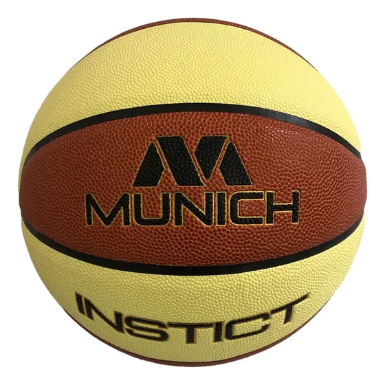 Pelota De Basquet Numero 5 Calidad Premium Laminada Instic Color Naranja-amarillo