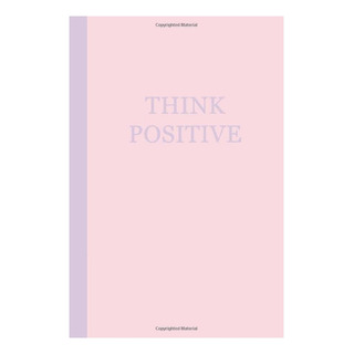 Libro: Journal: Think Positive (pink And Purple) 6x9 - Graph Libro: Journal: Think Positive (pink And Purple) 6x9 - Graph