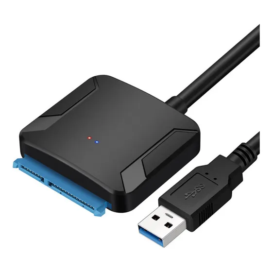 Cabo Conversor 3x Usb 3.0 Para Adaptador De 22 Pinos Sataiii