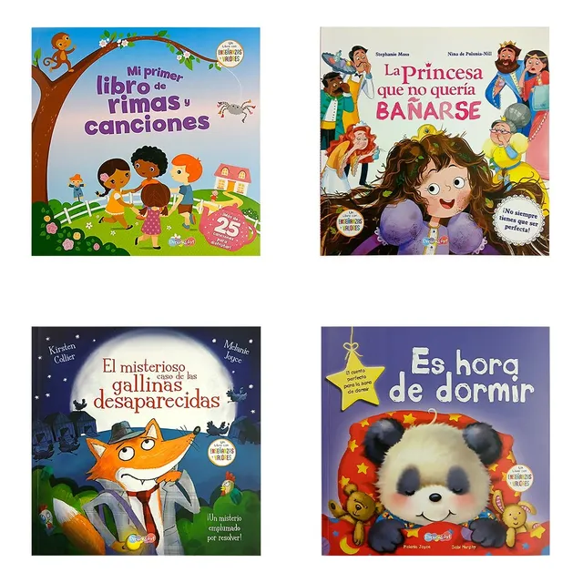 Set De 4 Libros Mi Primer Libro De Rimas Y Canciones