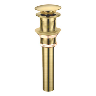 Contra Lavabo Push Pop-up Dorado 1 1/4 In Meer Contra Lavabo Push Pop-up Dorado 1 1/4 In Meer