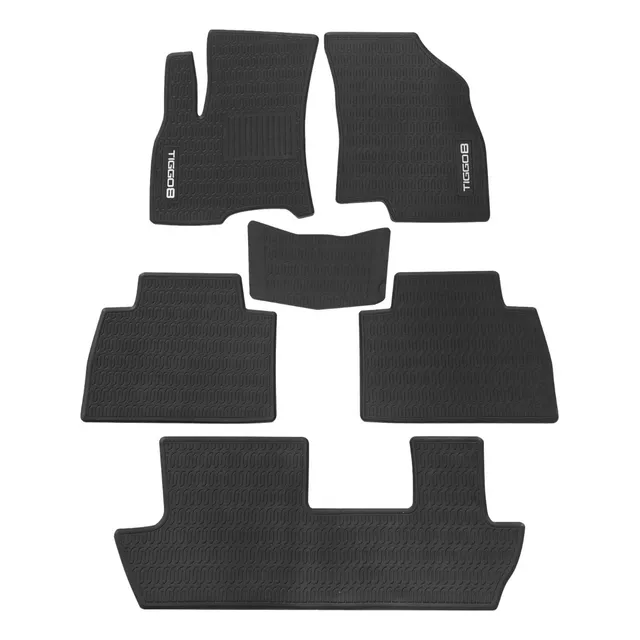 Alfombras Chery Tiggo 8 2020+ Negro Con Logo