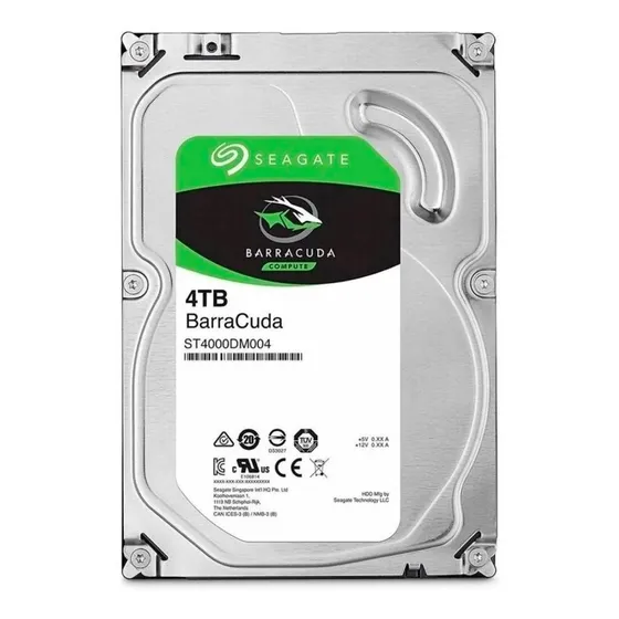 Hd 4tb Interno Desktop 5900rpm P/ Pc Seagate C/ 0975 Cor Prateado