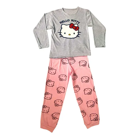 Pijama Nena Invierno  Kitty  Modelo Divertido Y Cómodo