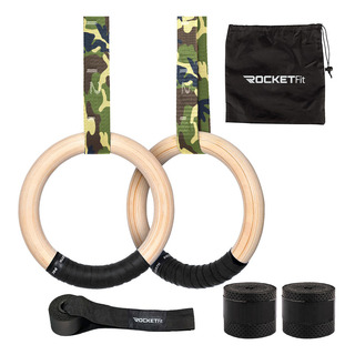 Anillos De Gimnasia Crossfit Aros Entrenamiento Madera 32mm Rk-aros32 Camo Anillos De Gimnasia Crossfit Aros Entrenamiento Madera 32mm Rk-aros32 Camo