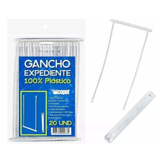 Gancho Legajador Expediente X100 Capacidad Hasta 1.000 Hojas