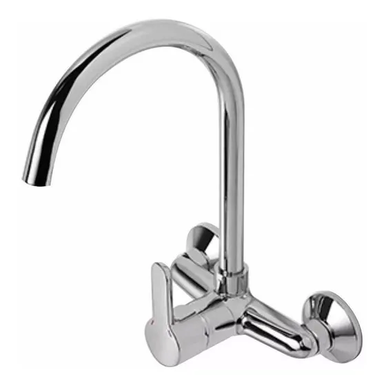 Griferia Cocina Pared Monocomando Piazza Emblem 10013  