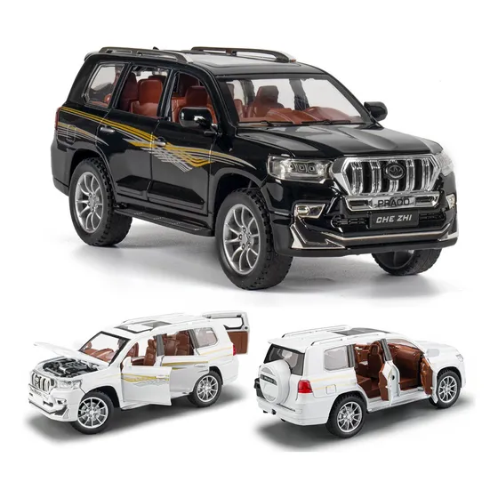 2022 Toyota Prado Miniatura Metal Vehículo Todo Terreno 1/24