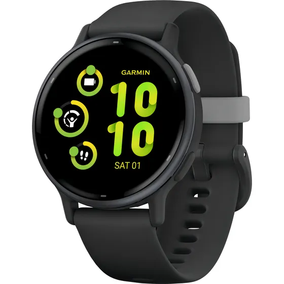 Relógio Garmin Vivoactive 5 Preto Com Pulseira De Silicone