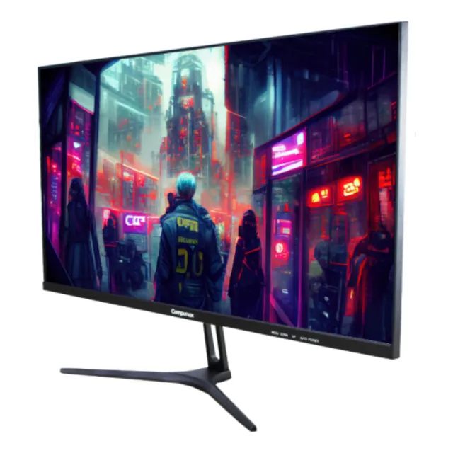 Monitor Compumax 23.8 Fhd, 100 hz, Hdmi, Vga, Altavoces Color Negro