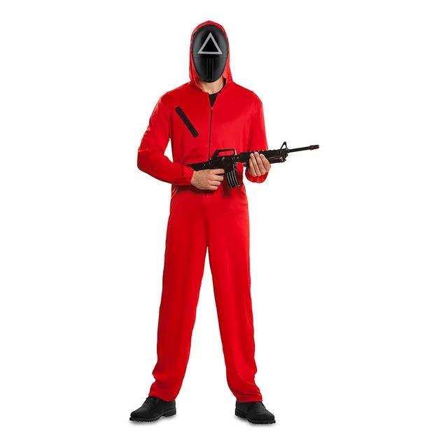 Disfraz Traje Del Juego Del Calamar Adulto + Máscara