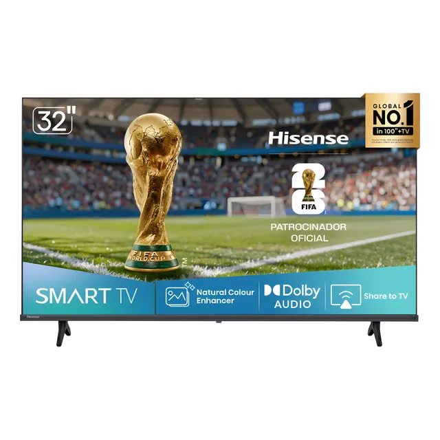 Hisense Smart Tv Hd 32 Polegadas 32a4nv Com Hdr10, Dts Virtual X, Compatibilidade Alexa E Google Home