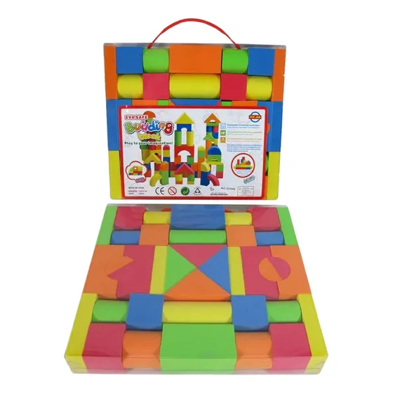 Juego De Bloques Goma Eva Didácitco Para Niños