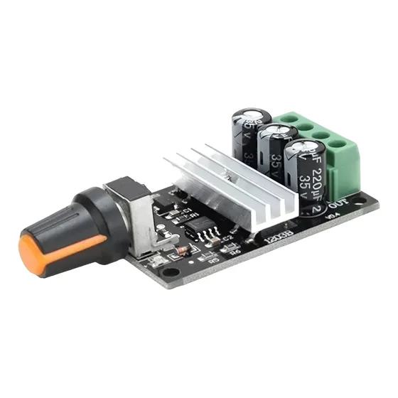 Controlador De Velocidade Motor Dc 6v 12v 24v 28v 3a Pwm