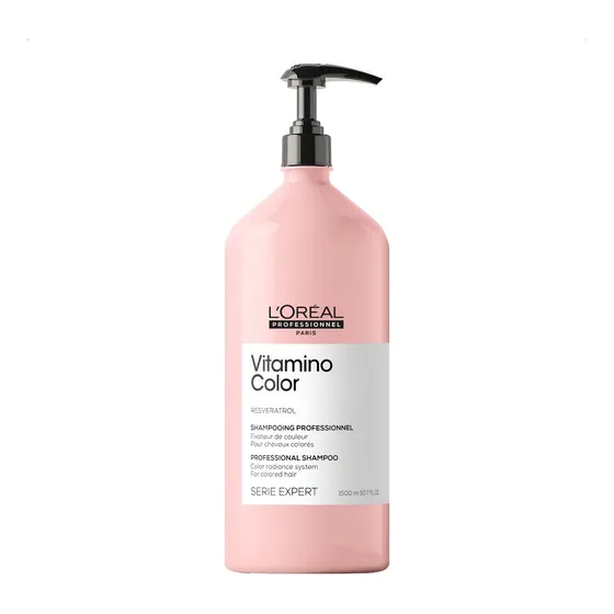 Shampoo L'Oréal Professionnel Serie Expert Vitamino Color en dosificador de 1.5L por 1 unidad