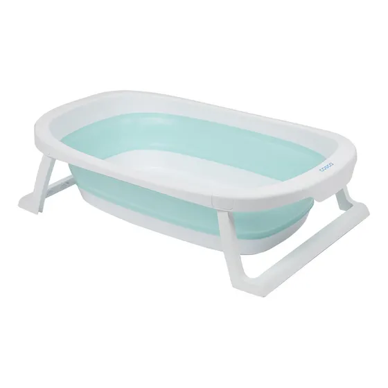 Bañera Bath Plegable Color Verde Material Suave Al Taco Cosco