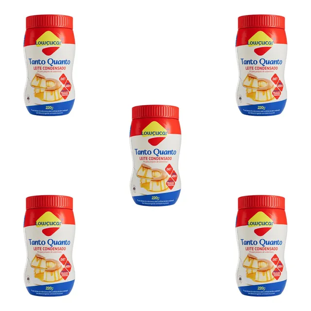 Kit Com 5 Tanto Quanto Leite Condensado Diet Lowçucar 220g