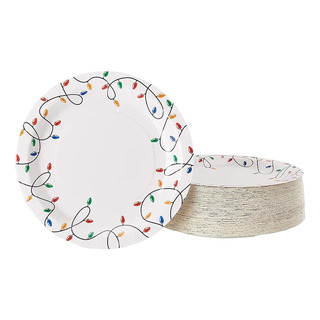 Juvale Paquete De 80 Platos De Papel Para Fiestas... Juvale Paquete De 80 Platos De Papel Para Fiestas...