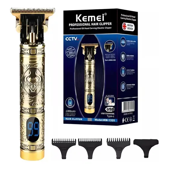 Maquina Cortapelo Patillera 1325pro Silenciosa Original+ Kit