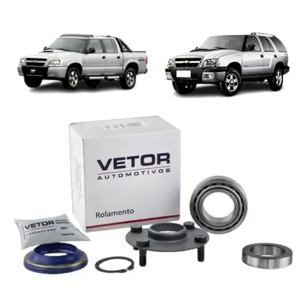 Kit Rolamento Roda Traseira S10 Blazer 4x2 / 4x4 1995 A 2011